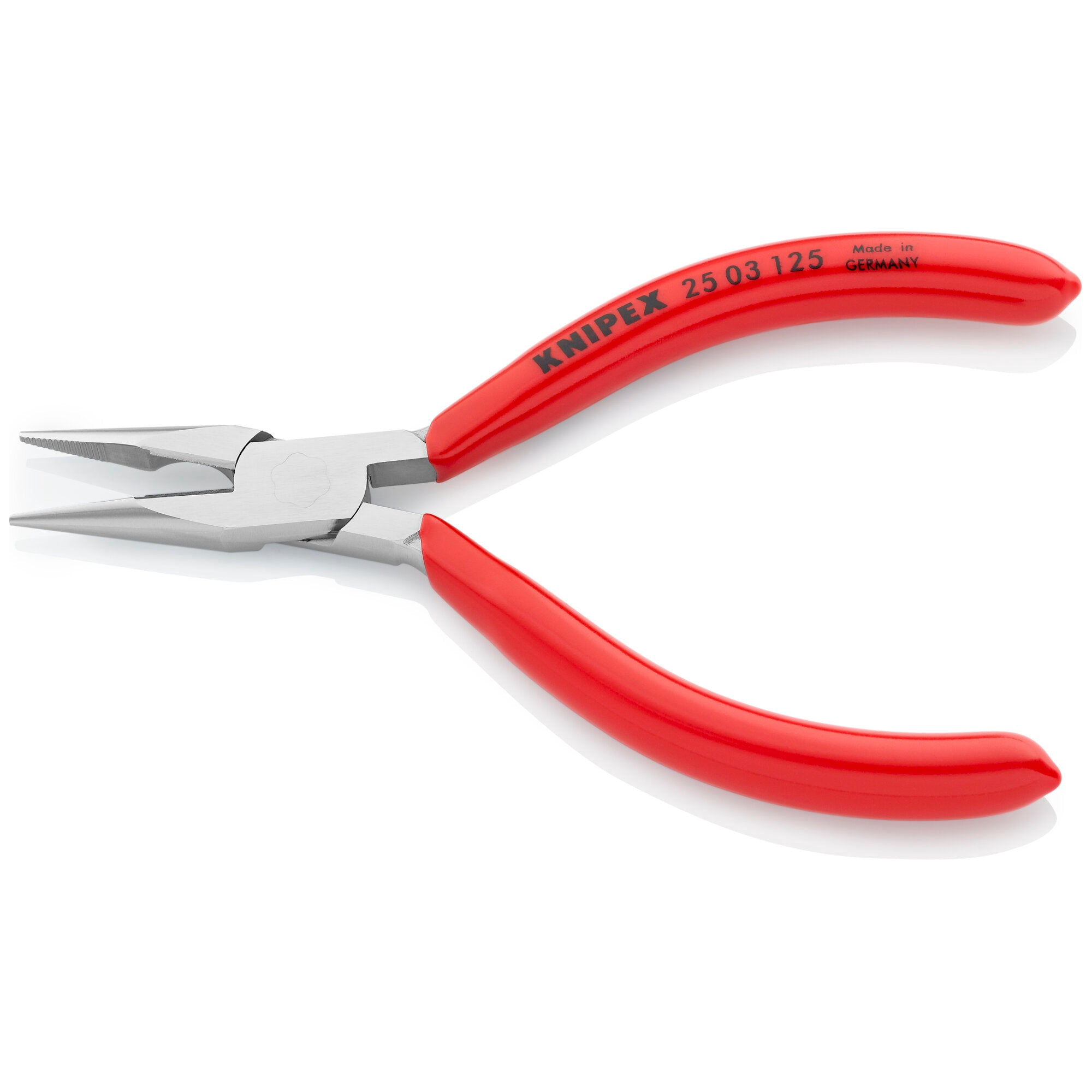 Knipex 5" Snipe Nose Side Cutting Pliers (Radio Pliers) - Plastic Grip