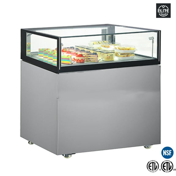 36 in. Refrigerated Bakery Showcase Luxury Display Cooler, Commercial Showcase, Chocolate Display ETL NSF CSA