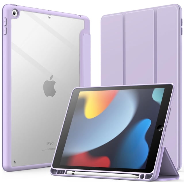 Funda para tablet JETech para iPad 10.2" de 7.ª a 9.ª generación, morado