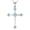 03-March, variant on Dragonfly Cross Necklace 925 Sterling Silver 925 Sterling Silver Dragonfly Cross Pendant Necklace with Turqoise Heart Birthstone Birthday Jewelry Gift for Women