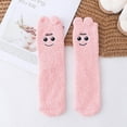thumbnail image 2 of JGTDBPO Wear Fuzzy Socks For Women Super Soft Plush Slipper Sock Winter Warm Fluffy Slipper Socks Soft Cute Cat Animal Socks Casual Home Sleeping Fuzzy Cozy Sock, 2 of 3