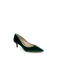 thumbnail image 7 of Jewel Badgley Mischka Enola Velvet Kitten Heel Pumps, 7 of 7