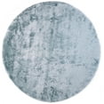 thumbnail image 2 of Freya Plush Shag Rug with Metallic Sheen, Light Aqua Blue, 10ft x 10ft Round, 2 of 7