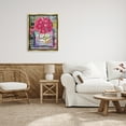 thumbnail image 2 of Stupell Industries Urban Glam Lily Bouquet Botanical & Floral Painting Gold Floater Framed Art Print Wall Art, 25 x 31, 2 of 9