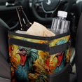 thumbnail image 6 of Turkey Foldable Car Garbage Can with Lid, Leak-proof, Hanging Storage Bag - Trash Can for Car, Mini Trash Can, 6 of 6