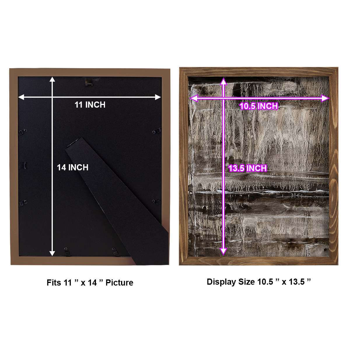 Continuum III -Framed Print w/glass-Walnut