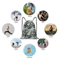 thumbnail image 6 of Balery Hawaiian Style Pattern Drawstring Backpack Bag Sport Gym Sackpack Cinch Bags Pattern Drawstring Backpack Bag Sport Gym Sackpack Cinch Bags -Medium, 6 of 6