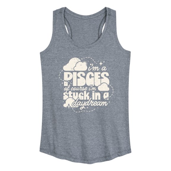 Instant Message - I'm A Pisces Daydream - Women's Racerback Tank Top