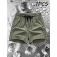 thumbnail image 4 of Shorts de Bain à Séchage Rapide pour Hommes Coupe Régulière, 4 of 5