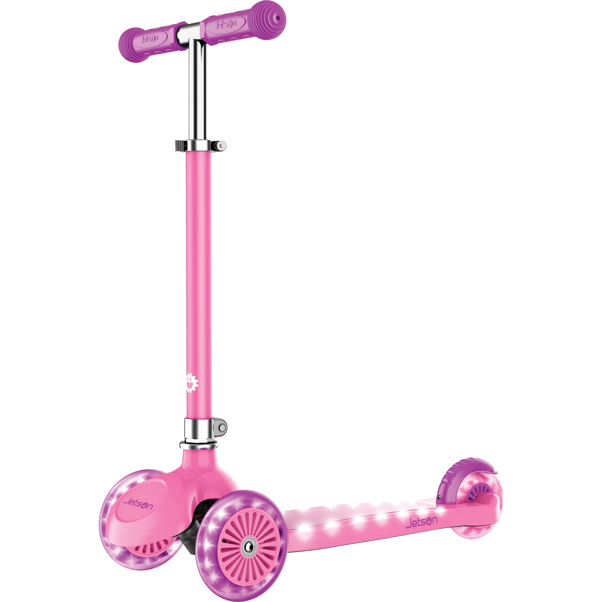 light up scooter pink