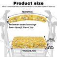 thumbnail image 6 of HELLHERO Machine Washable Rollator Seat Back Cover Walker Seat Covers Quick Installation Street Gift Option for Neighborhoods, Bees, 6 of 7