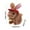 B-Brown, variant on SteadlineInteractive Realistic Plush Bunny Toy with Moving Ears and Sound Effects for Youngsters Easter Gift and Imitation Pet Companion with Jumping Twitching Actions