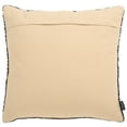 thumbnail image 5 of SAFAVIEH Kailo 20" x 20" Modern Black/Natural Distressed Cotton Decorative Pillow, 5 of 6
