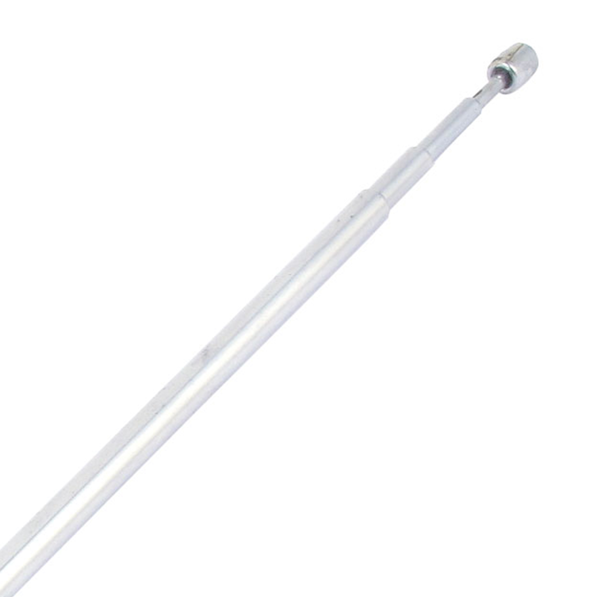 Unique Bargains FM AM Telescopic Antenna Telescoping TV Aerial 3mm Male Thread 4 Sections