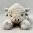 thumbnail image 5 of Cow Bedtime Stuffed Animals Toys Soft Fluffy Floppy Ears Plushies Cute Lifelike Animal Doll Plushie Toys Comfort for Kids Friends Birthday Easter, 5 of 6