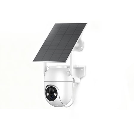 1/2pcs 2.5K Solar-Powered Outdoor Security Camera | Wireless WiFi Camera with AI Motion Detection Two-Way Audio HD Color Night Vision | Pan/Tilt Home Surveillance Camera with High-Capacity Battery