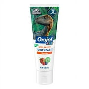Orajel Anticavity Fluoride Toothpaste Jurassic World Berry, 4.2 oz, 2 Pack