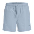 thumbnail image 4 of JACK&JONES Bañador para hombre, pack de 2 - JPSTMAUI TROPIC SOLID SWIM SHORTS MP 2P, bañador Negro/Azul claro M (Medium), 4 of 5