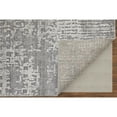 thumbnail image 4 of Feizy Eastfield Modern Abstract, Gray, 2' x 3' Accent Rug Sheen Handmade Casual Distressed Floor Rug for Living room Bedroom, 4 of 8