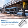 thumbnail image 3 of Unique Bargains Universal Trailer Tandem Slide Stopper Tandem Slide Stopper Slider Tool Tandem Pin for Semi Truck, 3 of 7