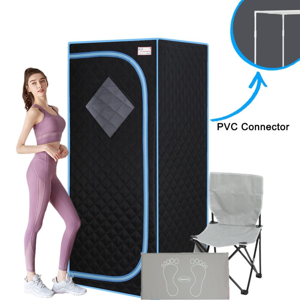 Portable Sauna Tent Foldable One Person Full Body Spa for Weight Loss Detox,Grey