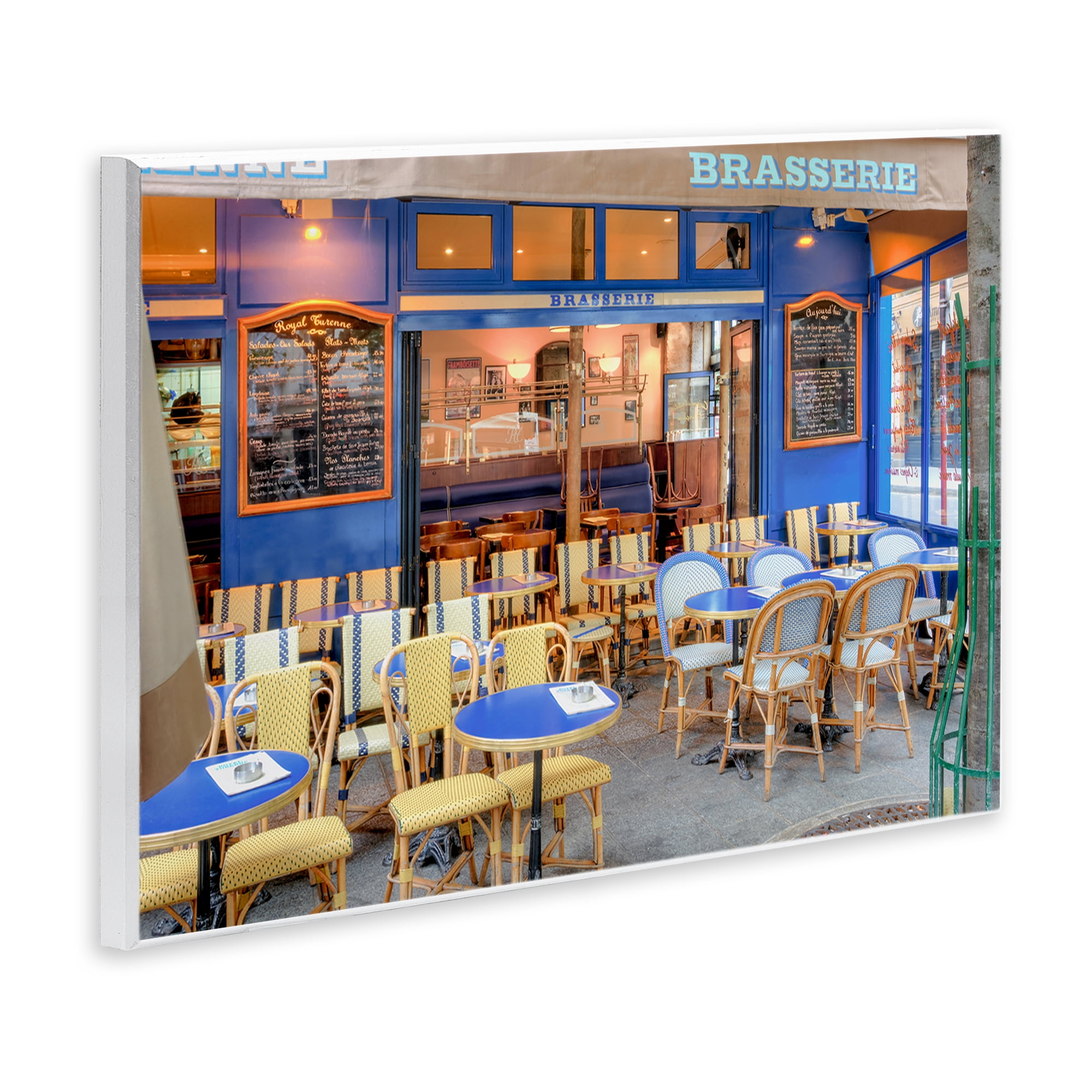 Stupell Industries Parisian Brasserie Terrace Wall Plaque Art, design by Alan Blaustein