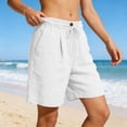 thumbnail image 5 of Sexlip Women's Pants Summer loose fit wide leg high waist casual suitable for all occasions superior comfort all day long White S, 5 of 6