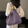 thumbnail image 2 of Women Large Straw Beach Bag Handmade Woven Shoulder Bags Hobo Tote Handbag Purse for Summer, 2 of 4