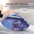 thumbnail image 4 of Yayeee Pillowcase Standard Size Set of 2 Satin Wrinkle Resistant Pillow Case, Cat Walking in Street, 4 of 7