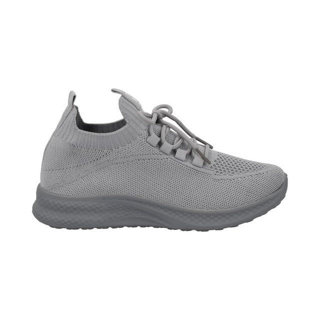 Tenis Mujer TRAX BY MR SHU Transpirables Flexibles Textiles gris 26