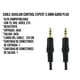 thumbnail image 3 of Cable Auxiliar Mitzu 3.5mm Audio Plug 1.8 Metros 11-1005, 3 of 10