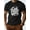Black D, variant on Graphic Tee T-Shirts for Men Cotton Letter Printed Tops Short Sleeve Crew Neck Basic Summer Tops Boys Casual Loose Shirts Black M