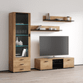 thumbnail image 2 of Soho 7 Modern Wall Unit Entertainment Center with 16 Color LED Lights, 2 of 5