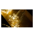 thumbnail image 6 of Christmas Lights，Snowflake String Lights Battery Operated Waterproof 9.8ft, 20 LED Fairy Lights for Xmas Garden Patio Party Decor Christmas Decorations,Warm White, 6 of 8