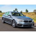 thumbnail image 2 of Rvinyl Pillar Post Window Trim Compatible with BMW 5-Series 2011-2017 (Sedan) - Carbon Fiber 4D, 2 of 8
