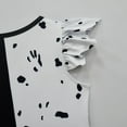thumbnail image 4 of IBTOM CASTLE Kids Girls Cruella Deville Clothes Halloween Cosplay Pageant Carnival Christmas Birthday Party Fancy Dress up Outfit for Photo Shoot, 4 of 8