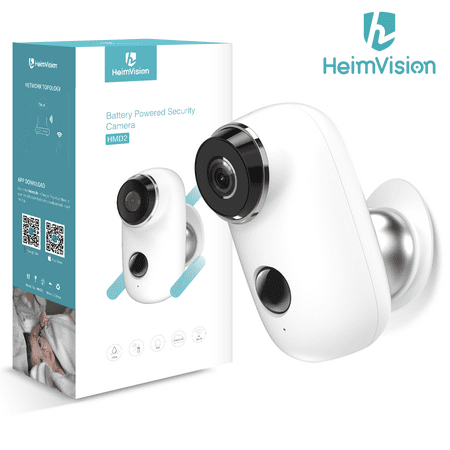 HeimVision HMD2 Wireless Rechargeable Battery-Powered Security Camera, 1080P Video with 2-Way Audio, Night Vision, Waterproof Home Indoor/Outdoor WiFi Cameras with Cloud Service