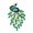 Green 1Pack, variant on Vintage Green Peacock Corsage Alloy Diamond Animal Pin Party Jewelry, 11.5x7.1 cm, Green 1Pack
