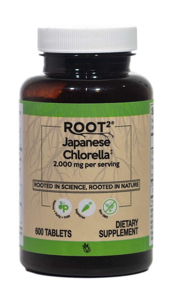 ROOT2 Japanese Chlorella‡ 2000 mg mg per serving 600 Tablets