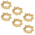 thumbnail image 3 of 6Pcs Napkin Rings Tasteful Reusable Decorative Star Napkin Buckles Napkin Rings for Party Home, 3 of 6