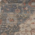thumbnail image 5 of 3'x5' Blue Red Hand Woven Diamond Medallion Indoor Area Rug, 5 of 6