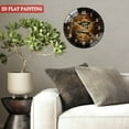 thumbnail image 5 of Decorative Clocks： Ice Hockey Glass Wall Clock,  Player Cheer  Decor Wall Clock for Homes, Bars, Offices, Man Caves, Garages, And Living Rooms. Also Makes A Great Gift. Style 12×12inch(30×30cm), 5 of 8