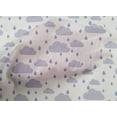 thumbnail image 4 of oneOone Cotton Poplin Fabric Raindrop & Clouds Nature Fabric Prints by Yard 42 Inch Wide, 4 of 4