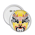 thumbnail image 1 of Peking Opera Head Colorful Zhanwancheng Pins Badge Button Emblem Accessory Decoration 5pcs, 1 of 2