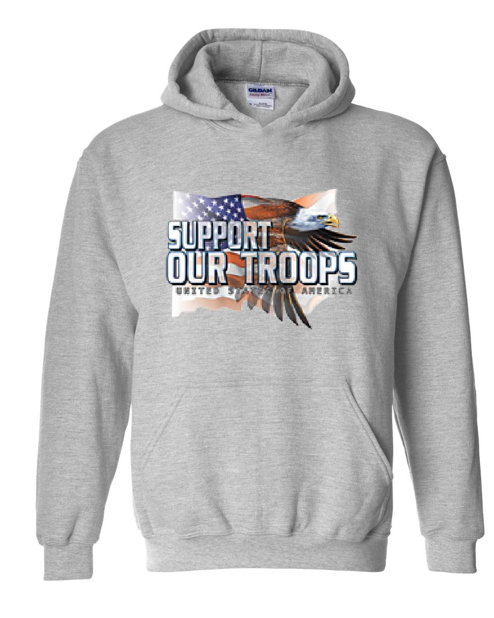 eagles support the troops hoodie