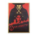 thumbnail image 1 of Póster V for Vendetta, papel kraft retro, 51,5 x 36 cm, 1 of 1