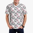 thumbnail image 3 of Balery Poodle Dog Printed Men’s Short Sleeve Polo Shirt, Midweight Men's Shirt,Golf Polo shirts -, 3 of 9