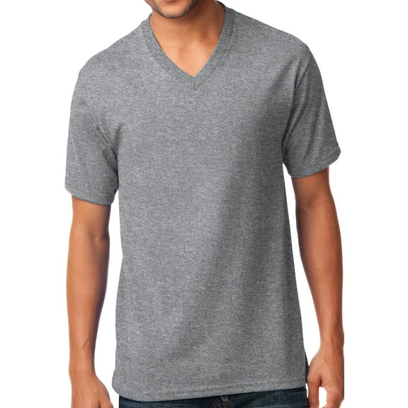 Buy Cool Shirts Casual mens V-neck Tee Shirt, XL Athletic Heather