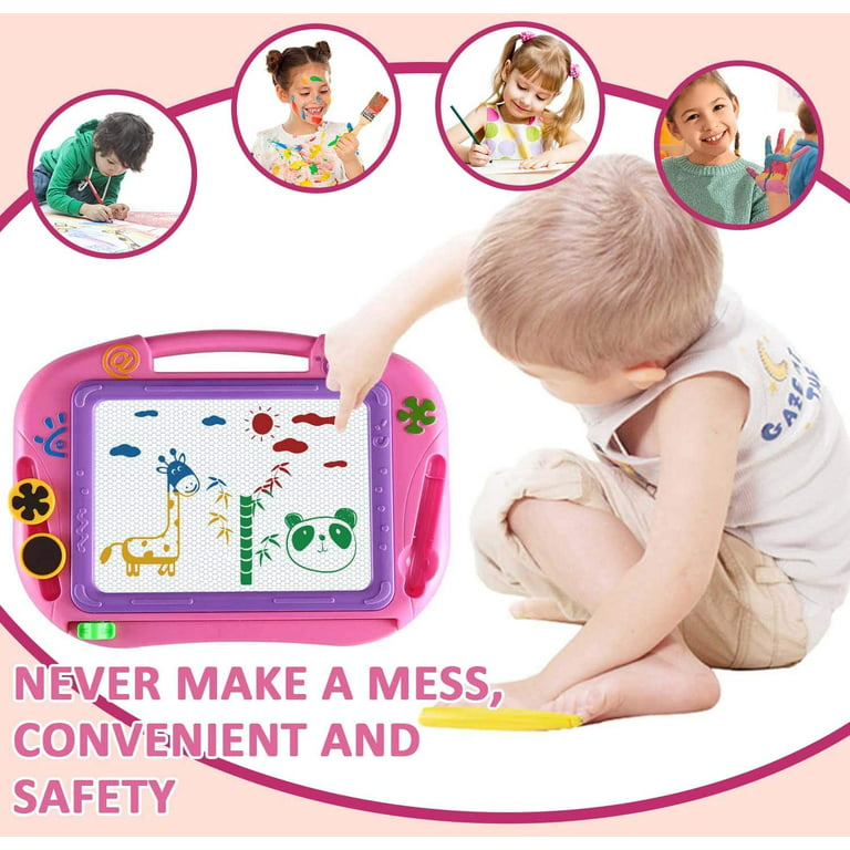Magnetic Drawing Board Toy for Kids, Large Doodle Board Writing Painting  Sketch Pad 