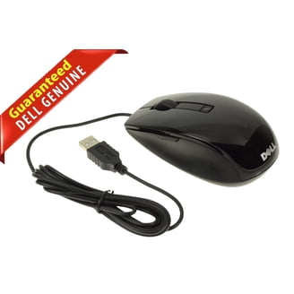 Dell MS116 Optical Mouse – Wired USB Mouse, Black, Simple Plug-and-Play For PC/Laptop